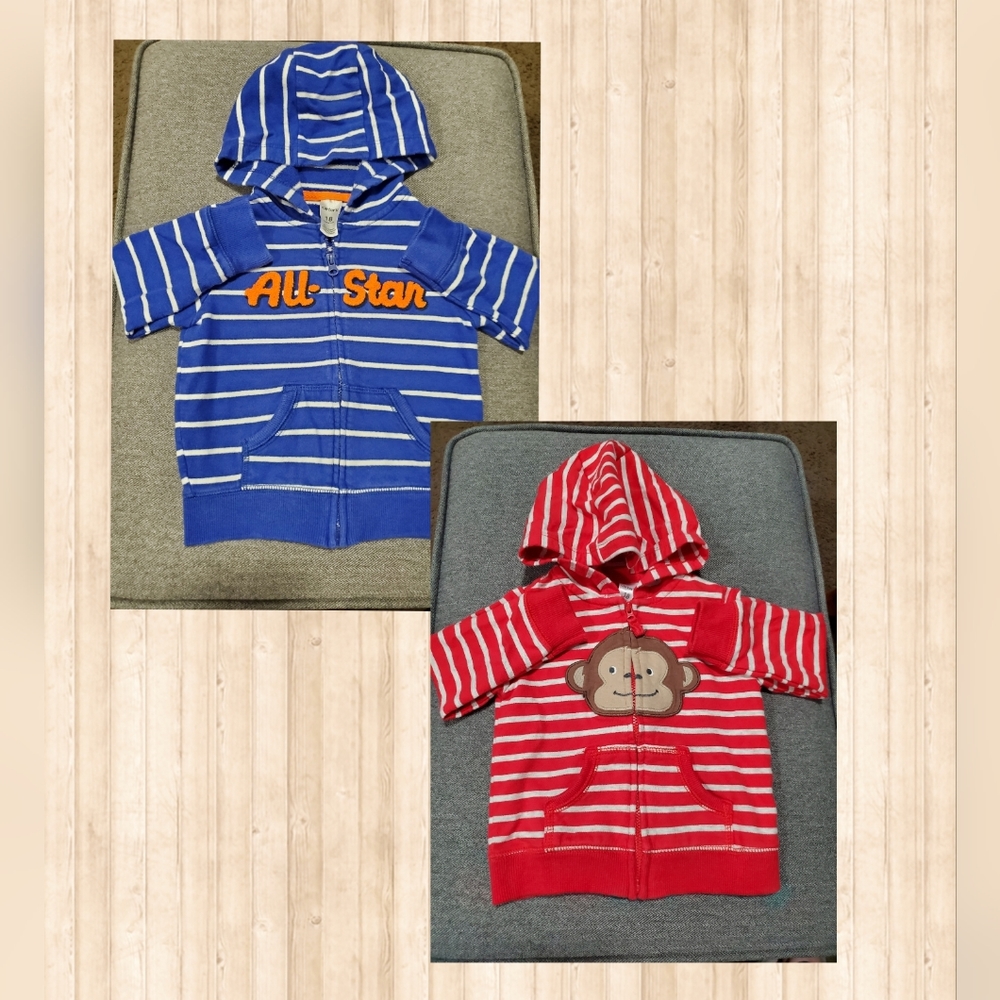 Zip up jackets baby boy 18 months